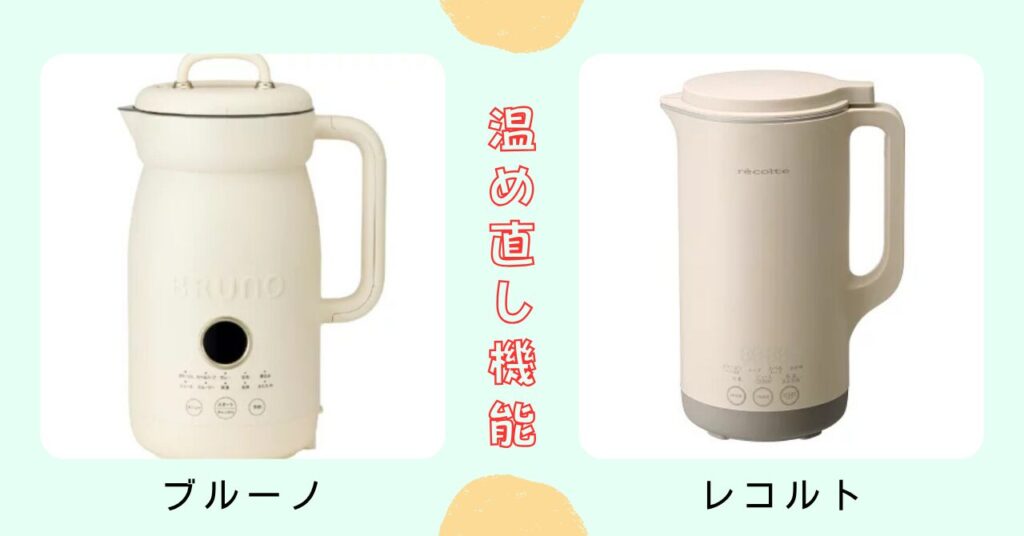 ブルーノ オートクックポット レコルト 比較